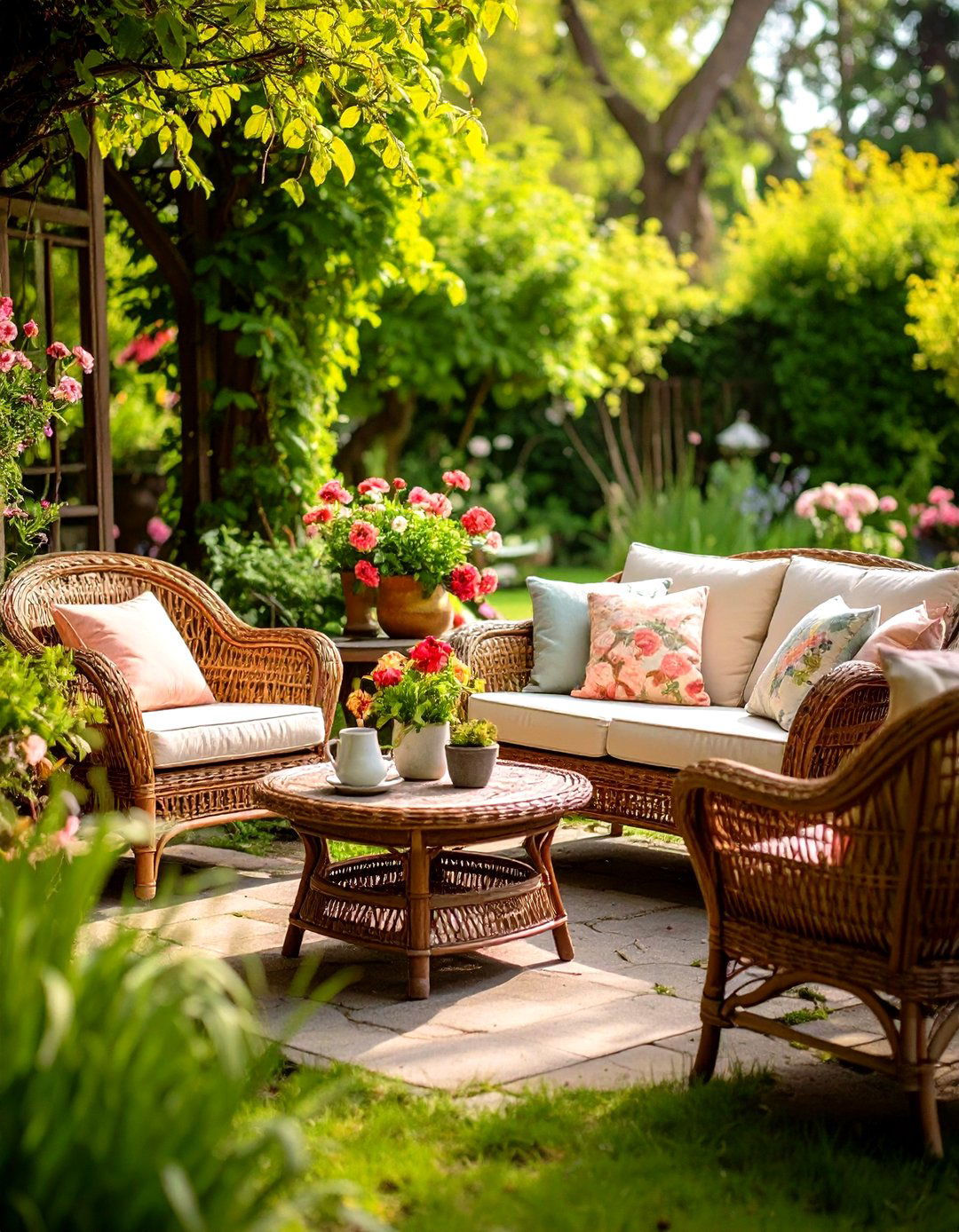 Vintage Garden Reading Parlor - 24 Outdoor Reading Nook Ideas