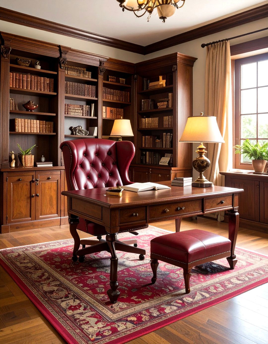 Vintage Gentlemans Study - 24 Home Office Ideas for Him