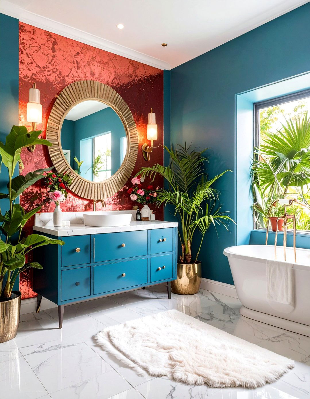 Vintage Glam Powder Room Design - 24 Luxury Interior Design Ideas