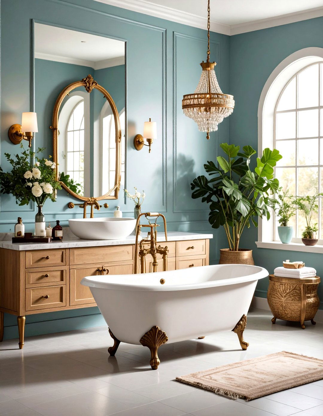 Vintage Hardware and Fixtures - 24 Cozy Bathroom Ideas