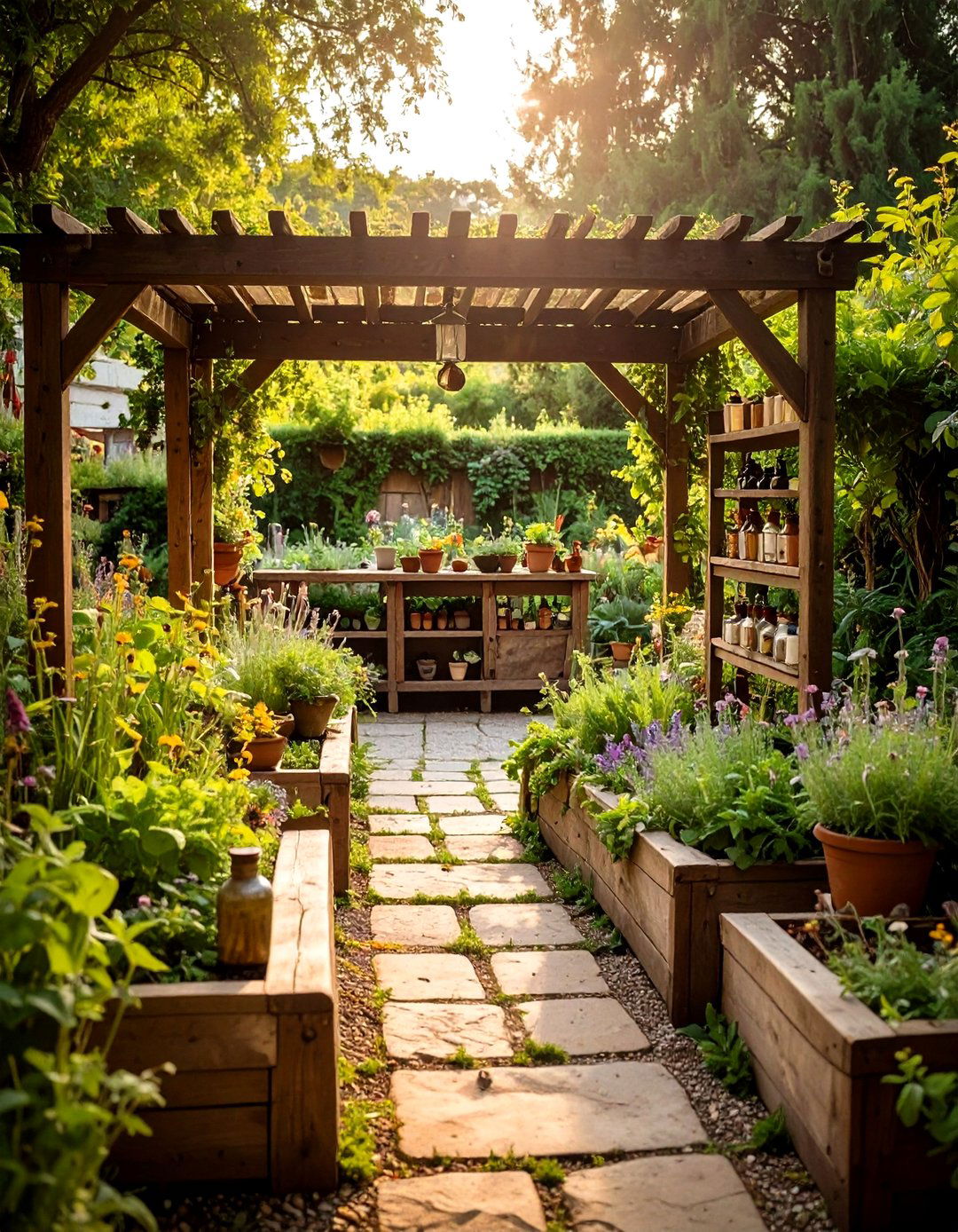 Vintage Herb Garden Apothecary - 24 Vintage Garden Ideas