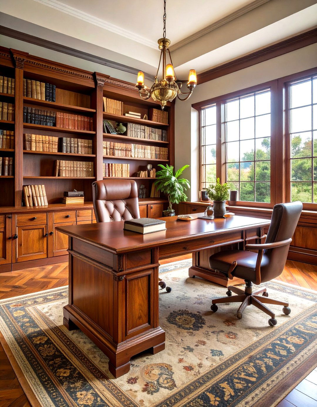 Vintage Home Office Library - 24 Vintage Decor Ideas