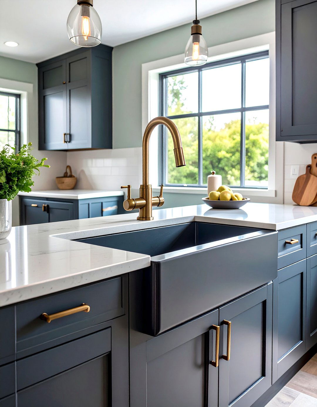 Vintage Industrial Sink Basin - 24 dark & moody laundry room ideas