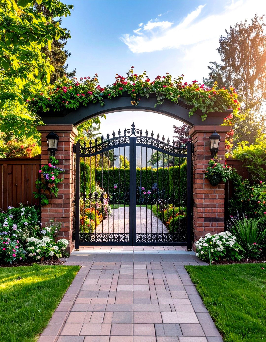 Vintage Inspired Cast Iron Reproduction Gates - 24 Metal Garden Gate Ideas