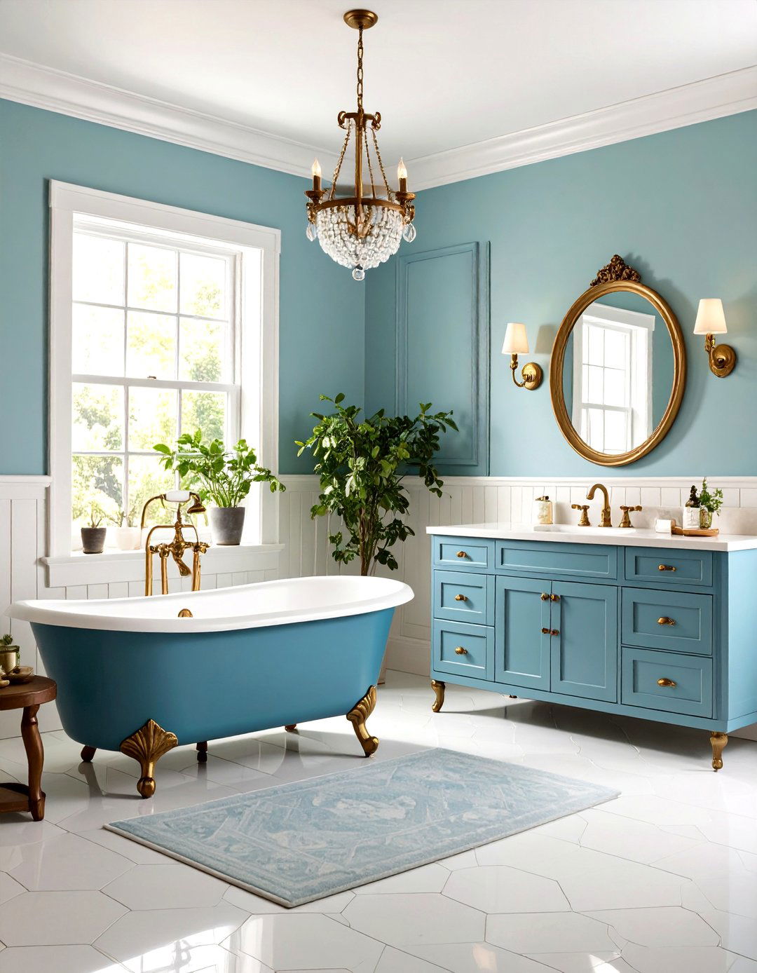 Vintage Inspired Character Elements - 24 Bathroom Decor Ideas