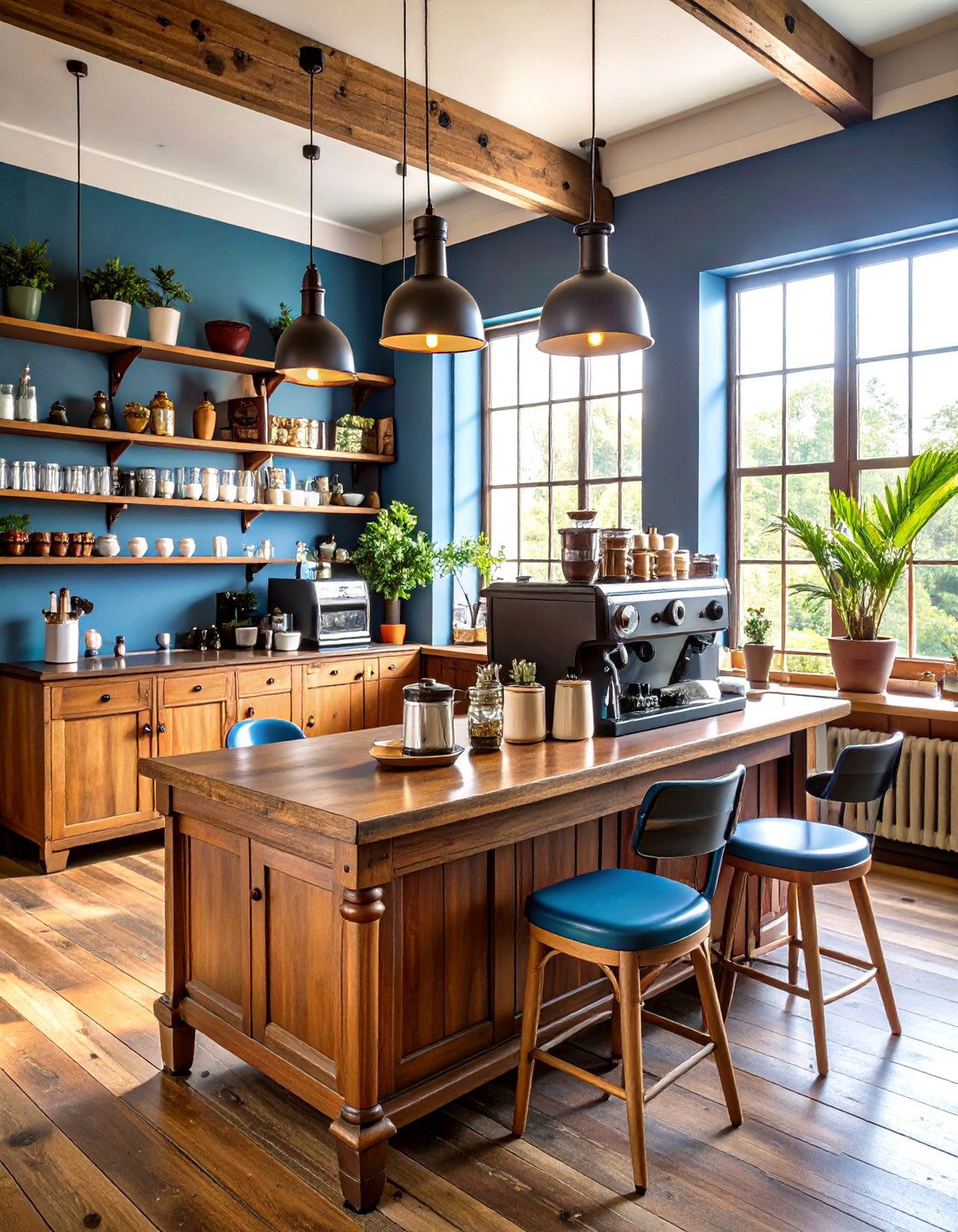 Vintage Inspired Coffee Station - 24 Office Coffee Station Ideas