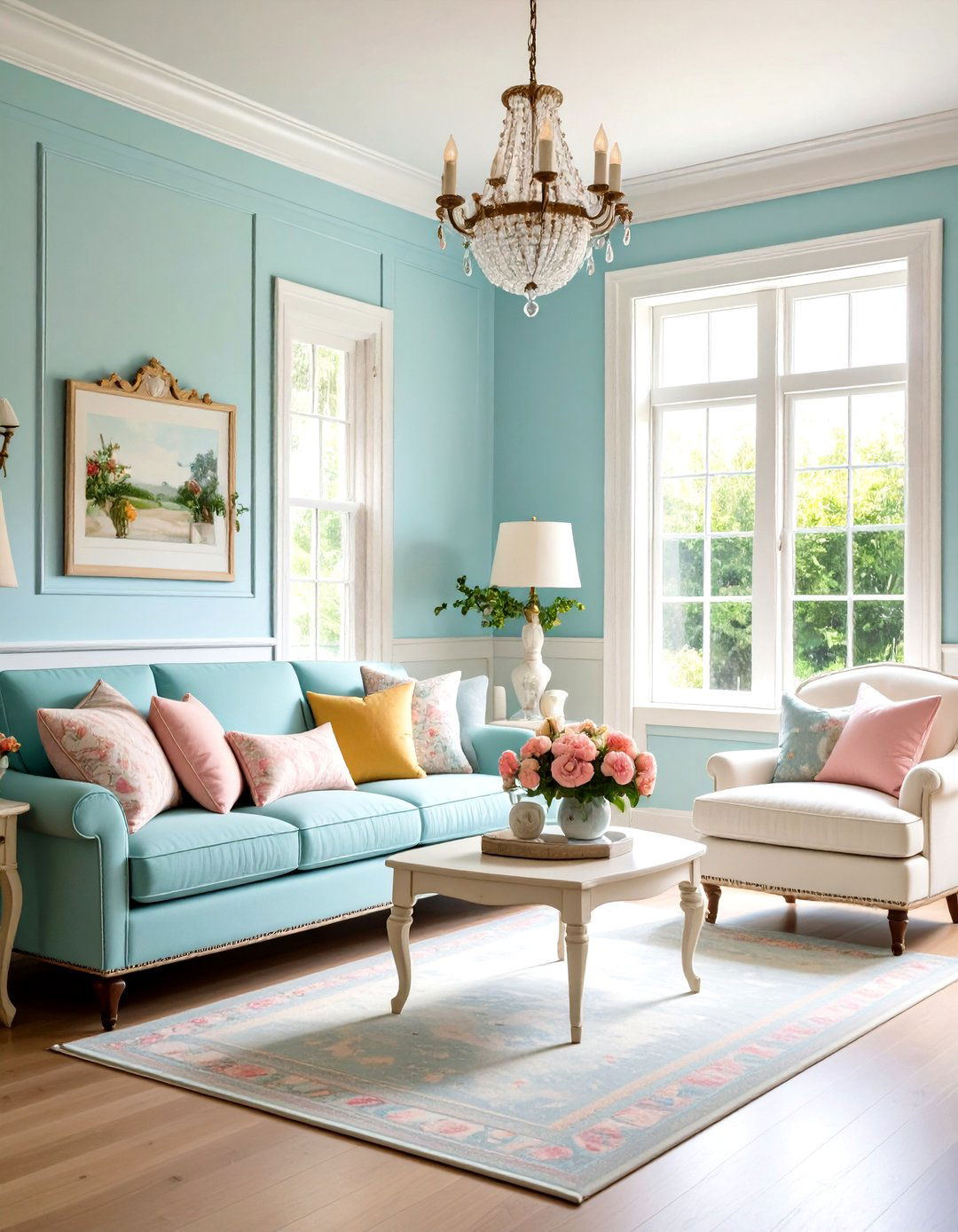 Vintage Inspired Cottage Style - 24 Living Room Wainscoting Ideas