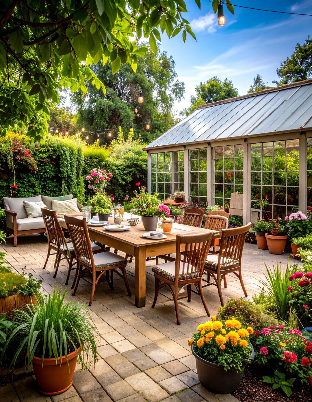 Vintage Inspired Garden Party Space - 24 Backyard Oasis Ideas