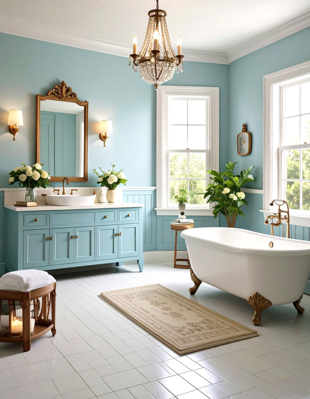 Vintage Inspired Tongue and Groove - 24 Powder Room Wainscoting Ideas
