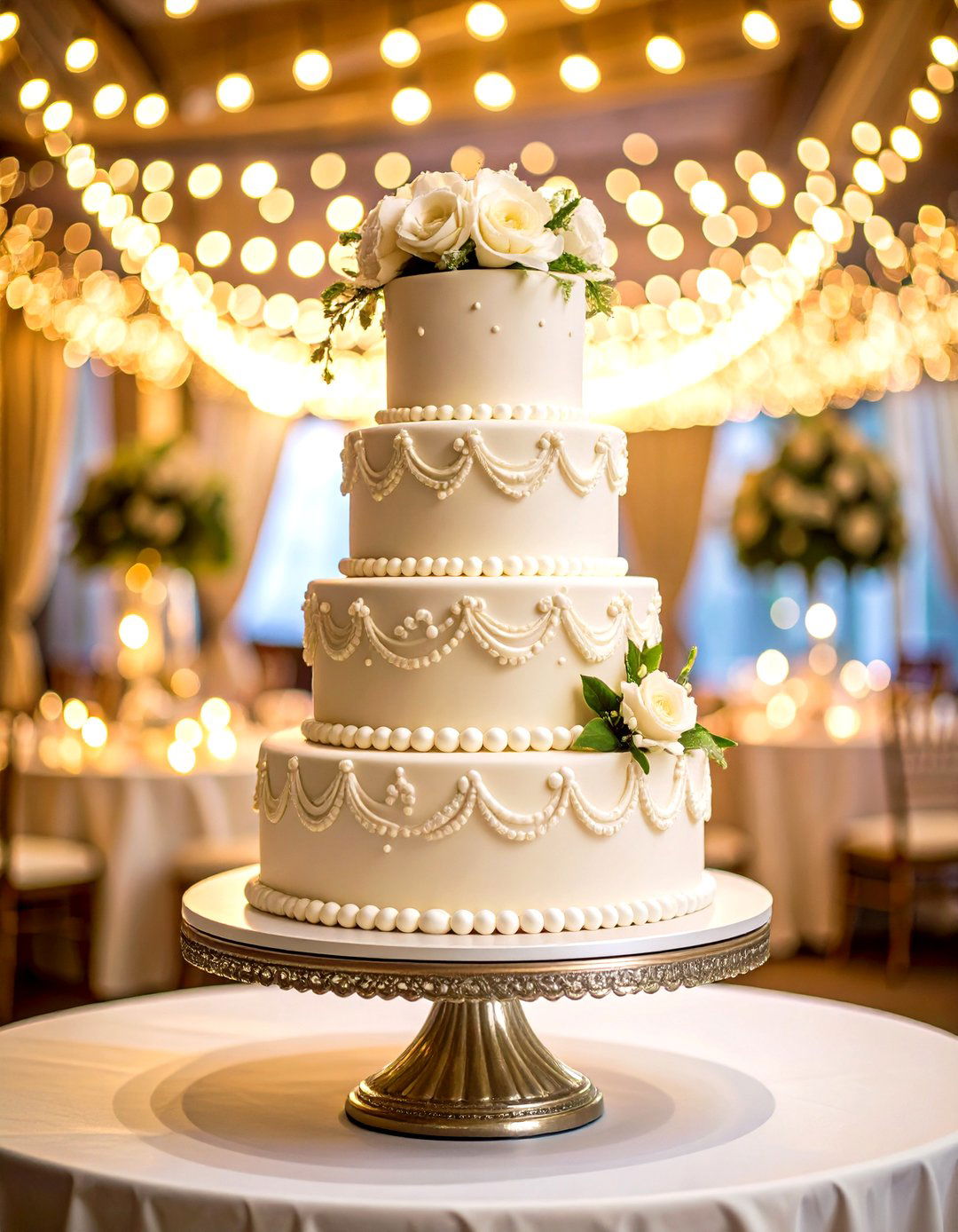 Vintage Lambeth Buttercream Wedding Cakes - 24 Wedding Cake Ideas