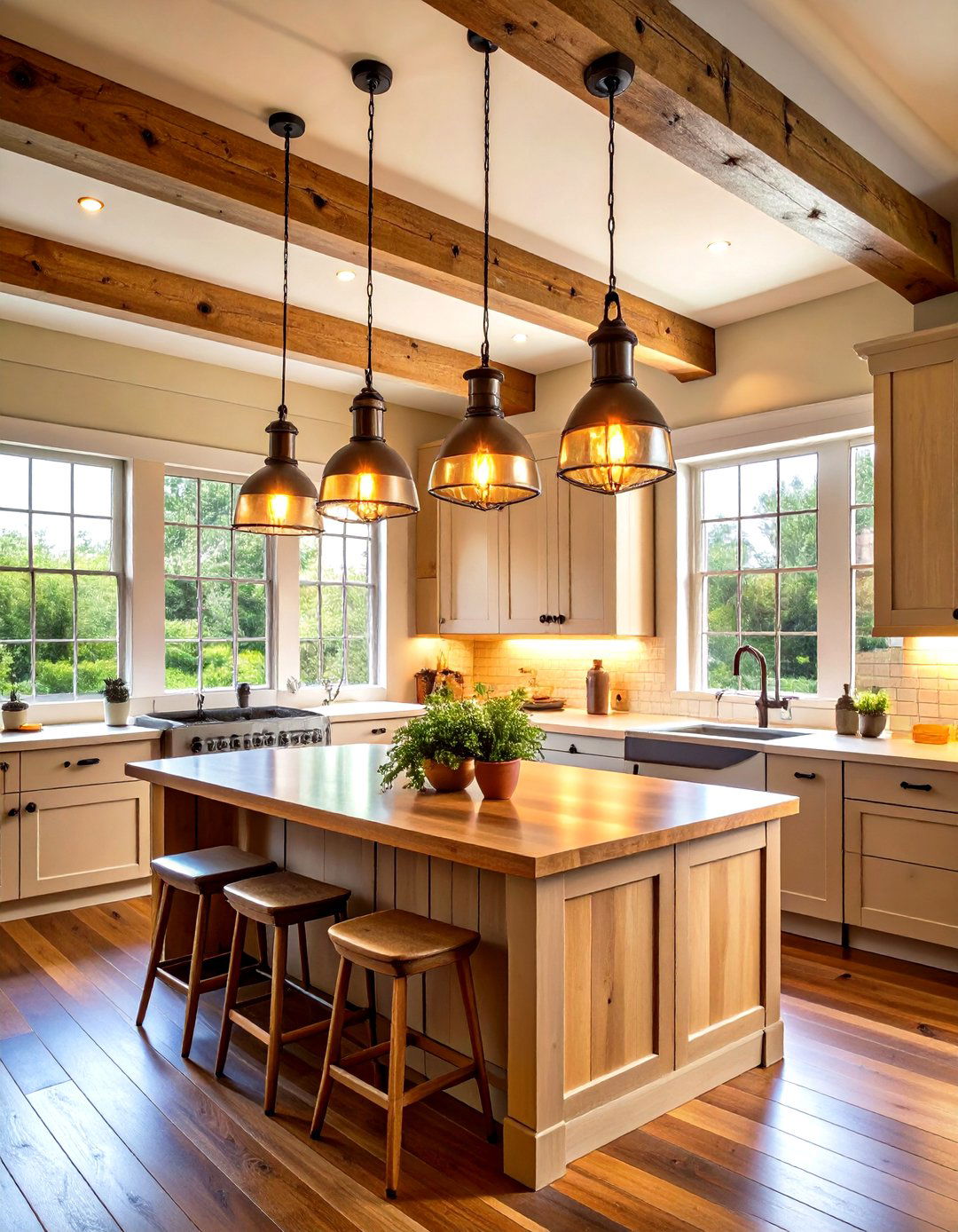 Vintage Lighting Fixtures - 24 Cottage Kitchen Ideas