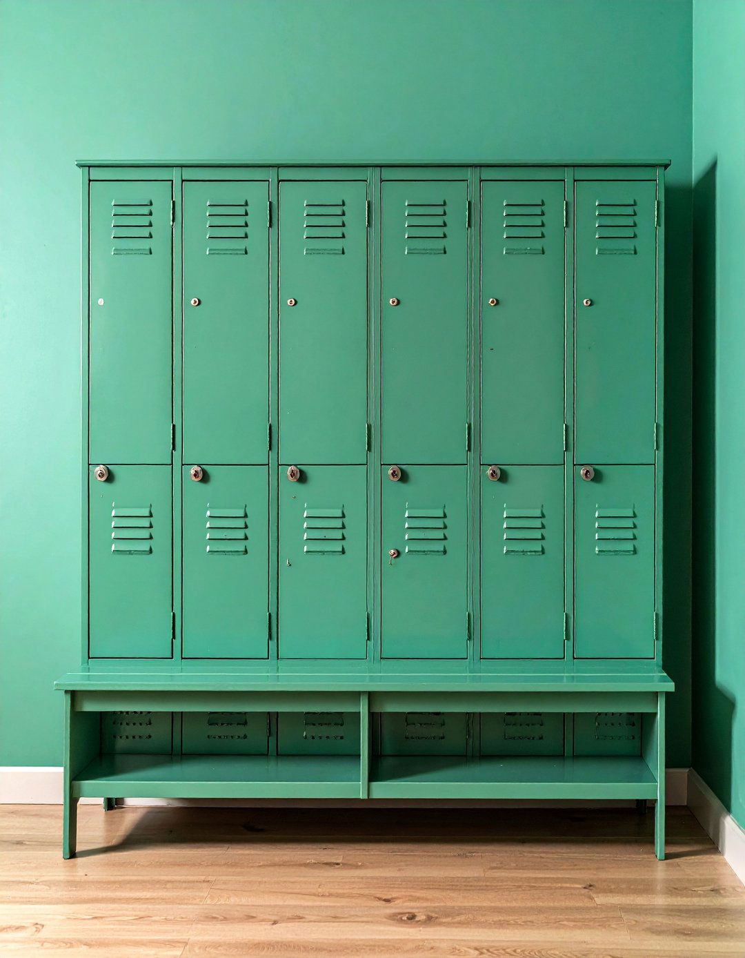 Vintage Locker Style Bench - 24 Mudroom Bench Ideas