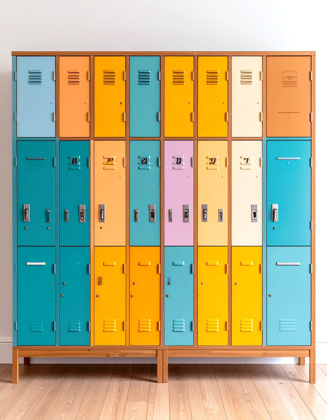 Vintage Locker Style Storage - 24 Small Mudroom Ideas