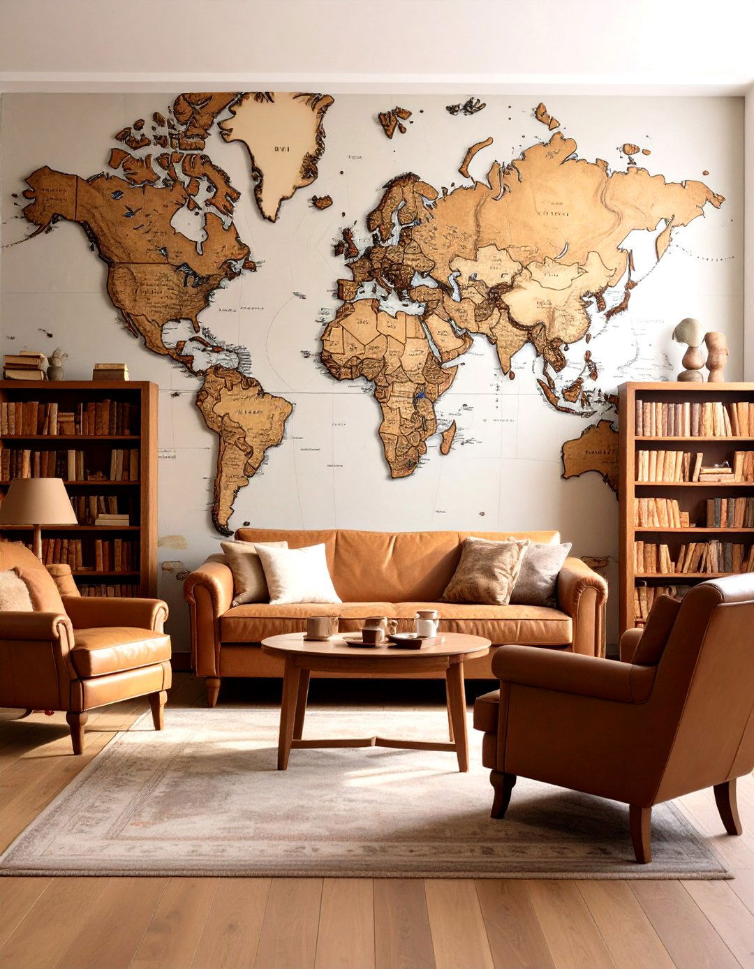 Vintage Map Wall Murals - 24 Wall Mural Ideas