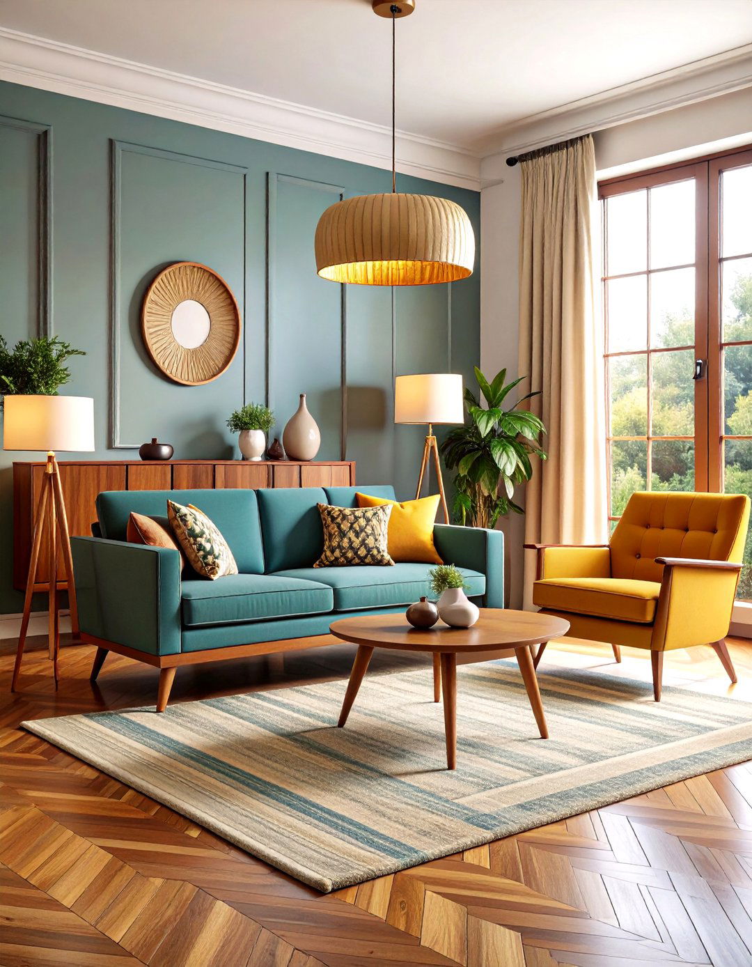 Vintage Mid Century Modern Den - 24 Den Ideas