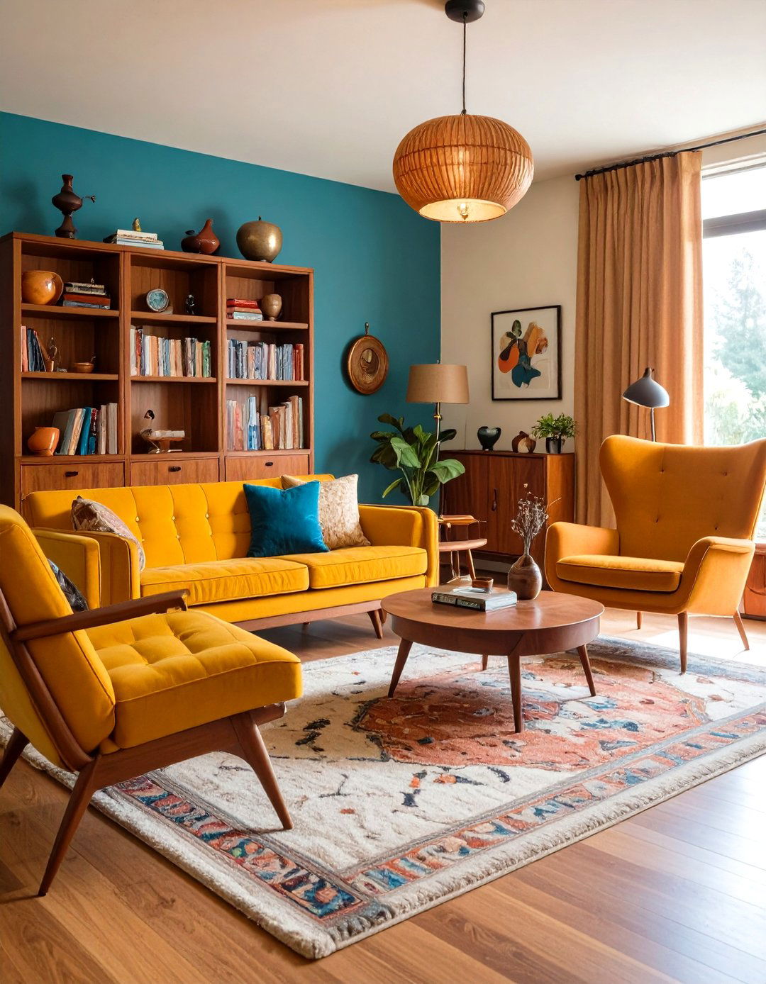 Vintage Mid Century Reading Den - 24 Reading Room Ideas