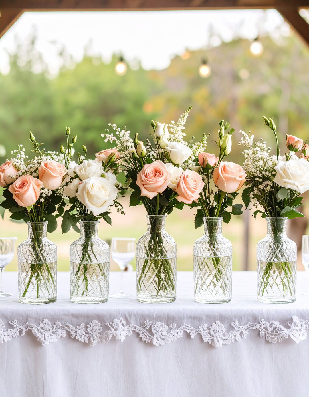 Vintage Milk Glass Collection - 24 Bud Vase Wedding Centerpiece Ideas