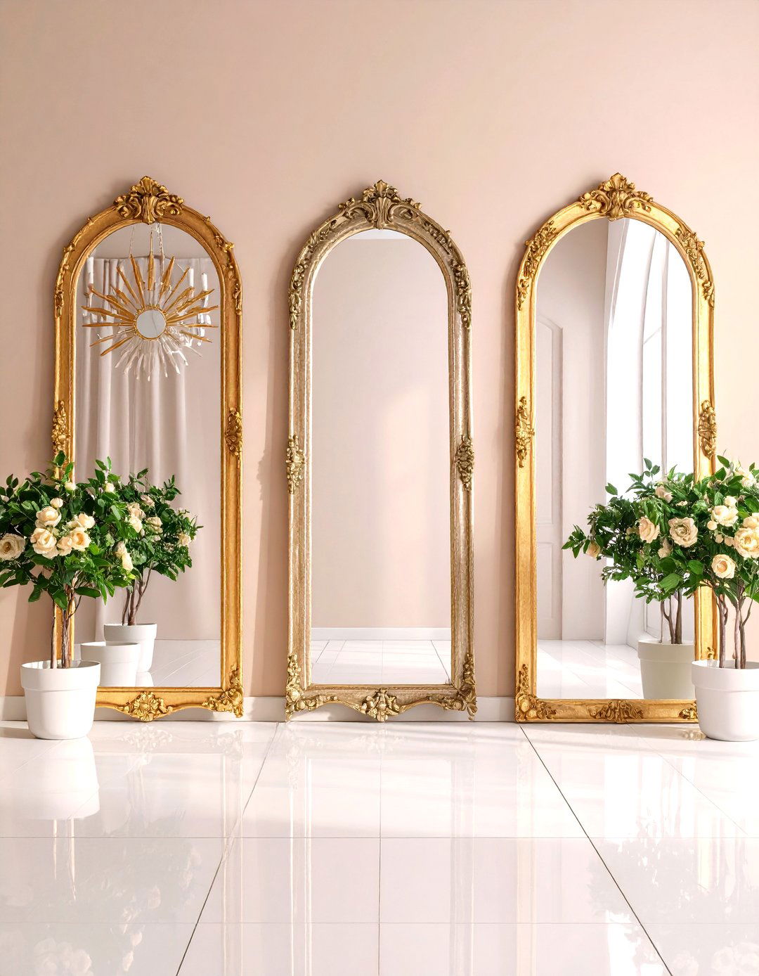 Vintage Mirror Collection - 24 Blank Wall Ideas