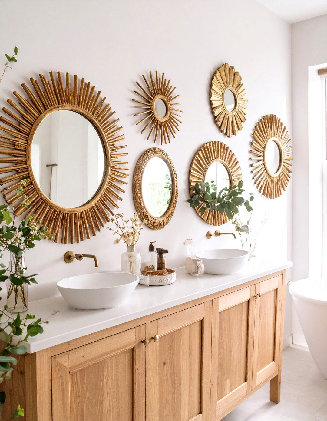 Vintage Mirror Gallery - 24 Boho Bathroom Ideas
