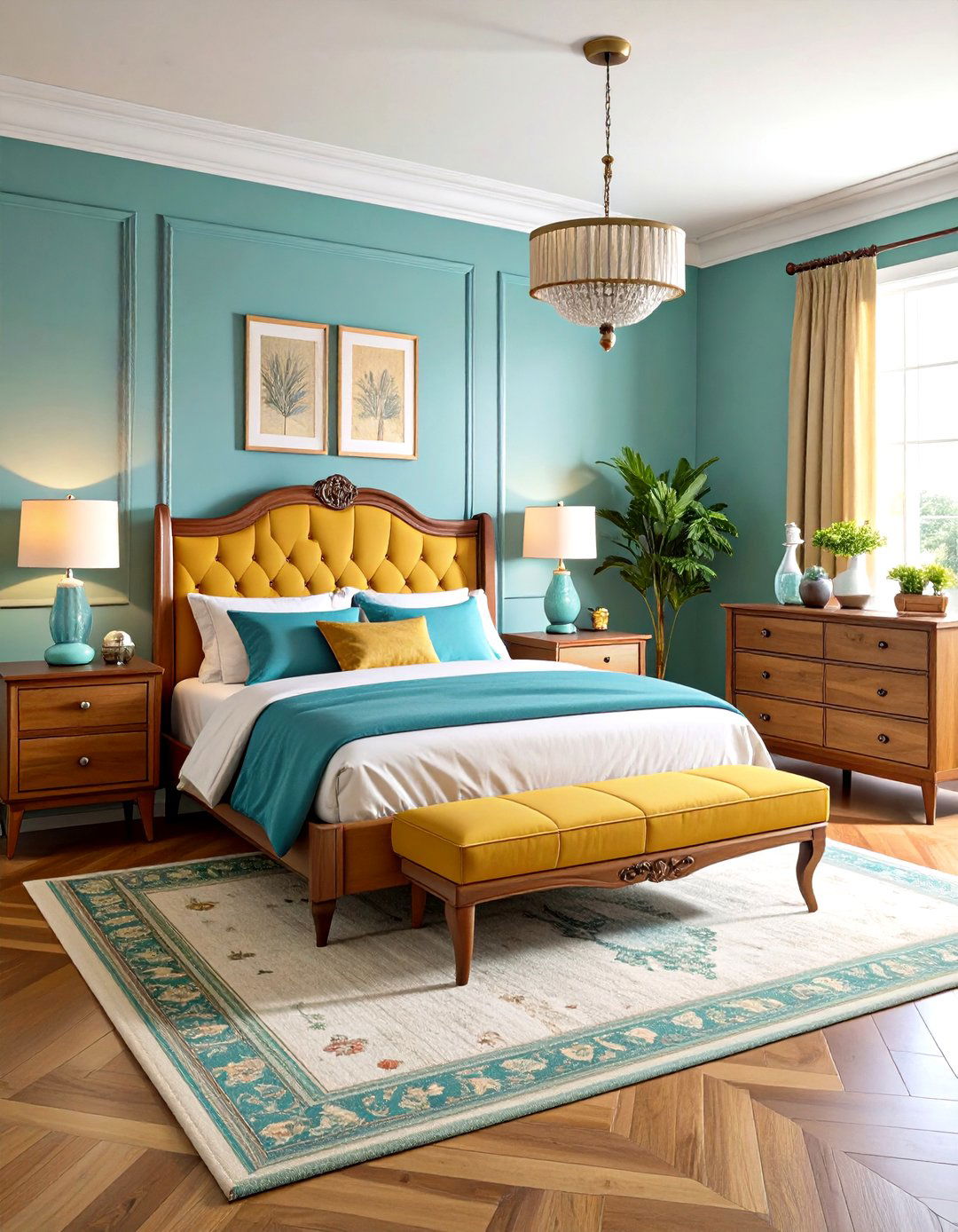 Vintage Modern Furniture Fusion Bedroom - 24 Eclectic Bedroom Ideas