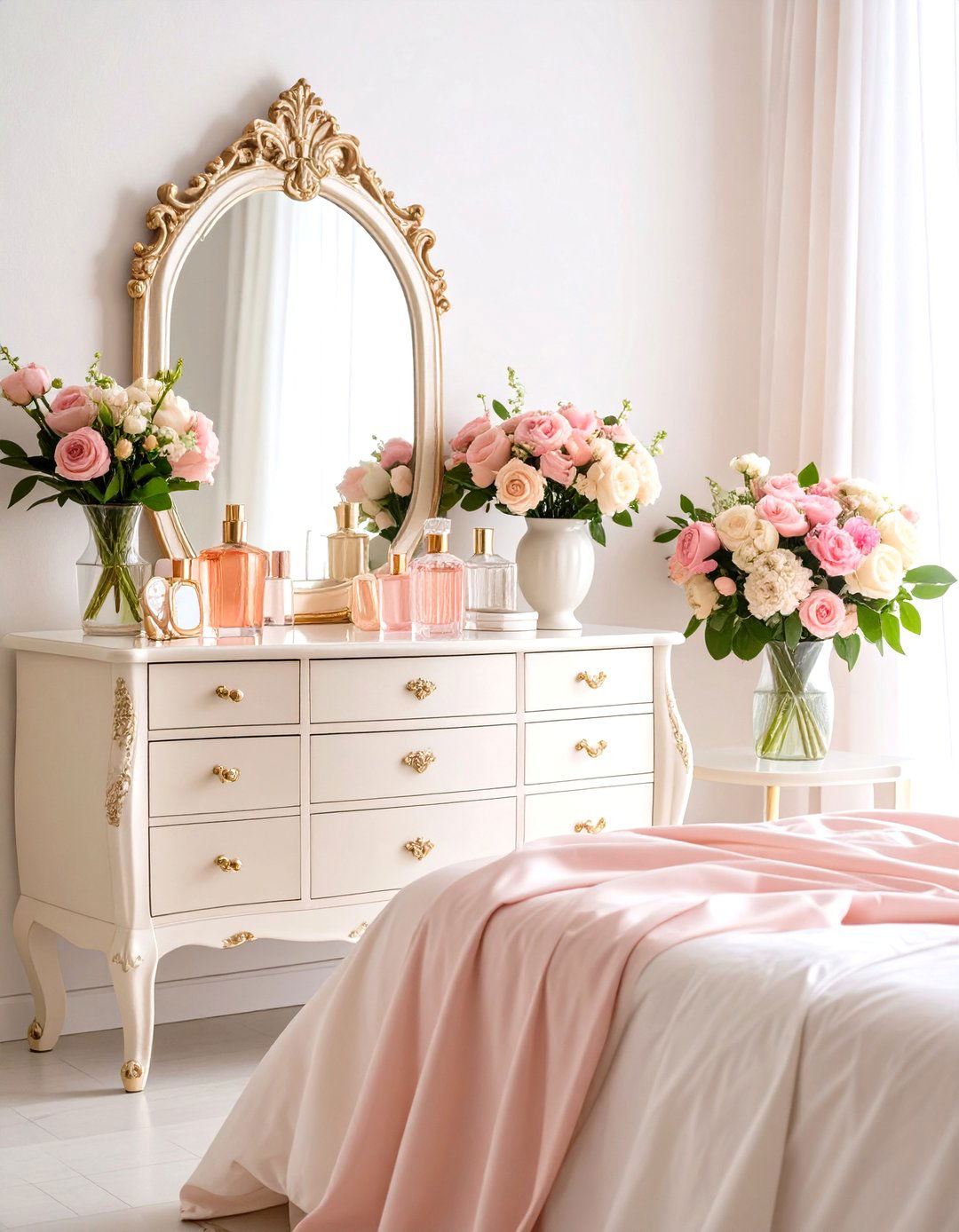 Vintage Parisian Perfumery Boudoir - 24 Paris-themed Bedroom Ideas