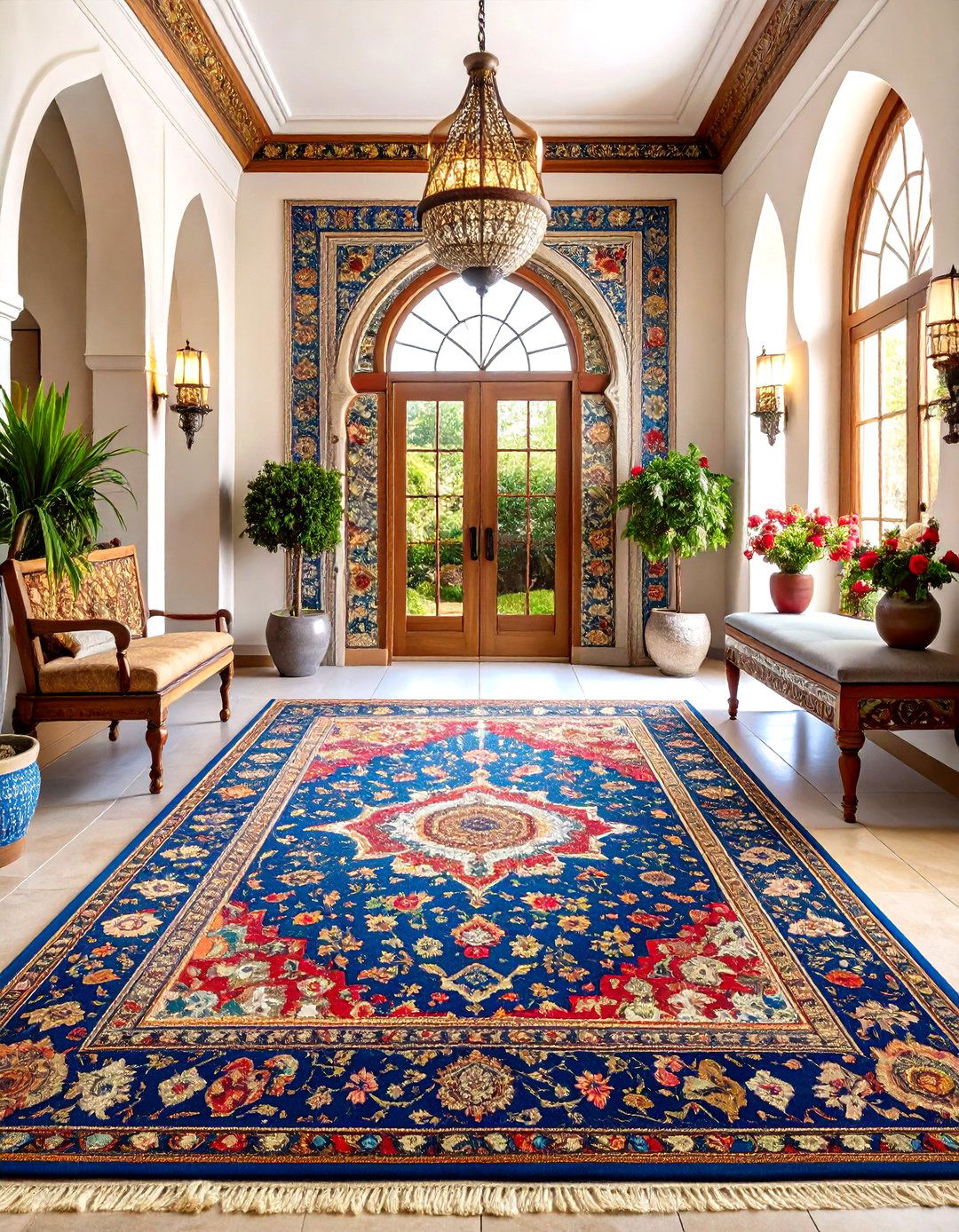 Vintage Persian Inspired Designs - 24 Entryway Rug Ideas