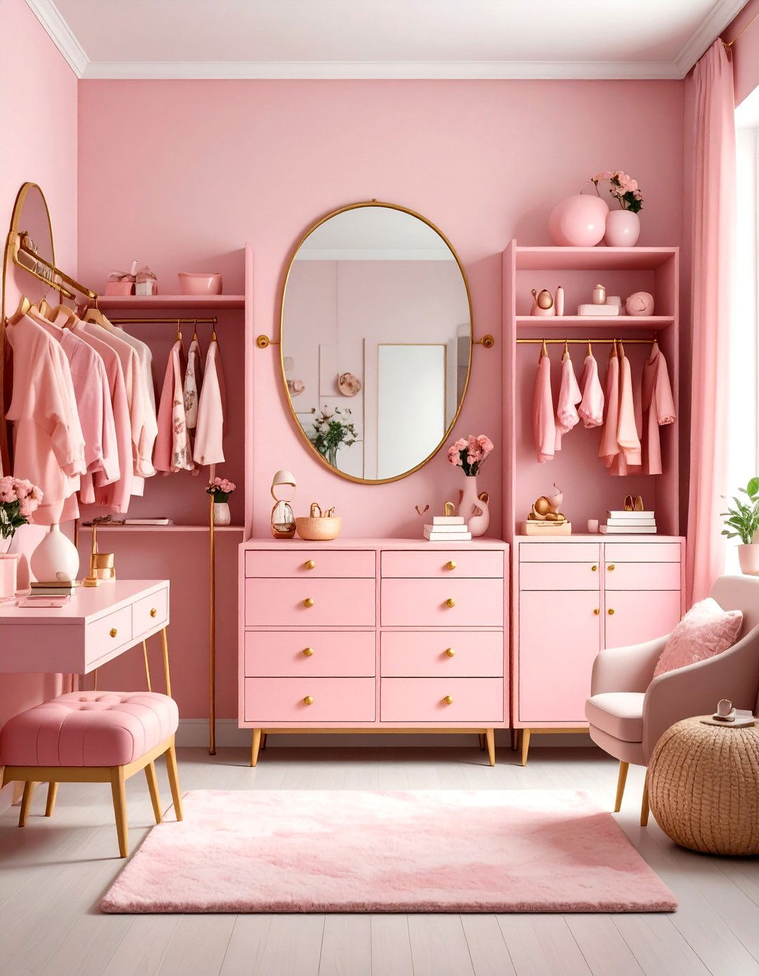 Vintage Pink Dorm Room Theme - 24 Pink Dorm Room Ideas