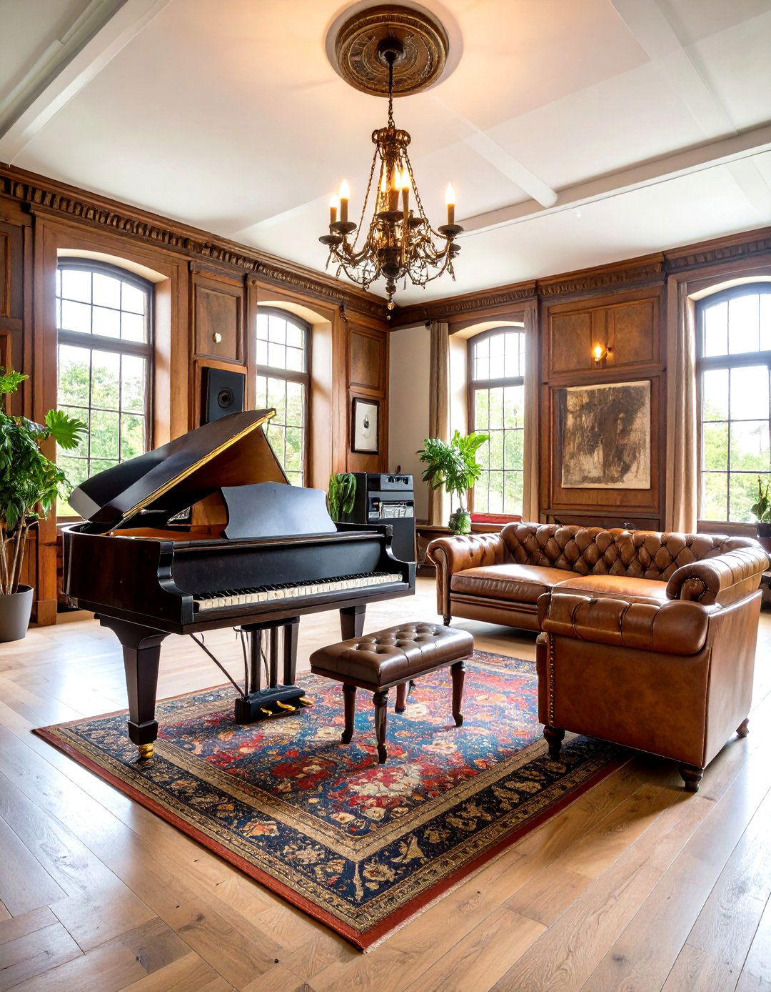 Vintage Recording Studio Piano Room - 24 Piano Room Ideas