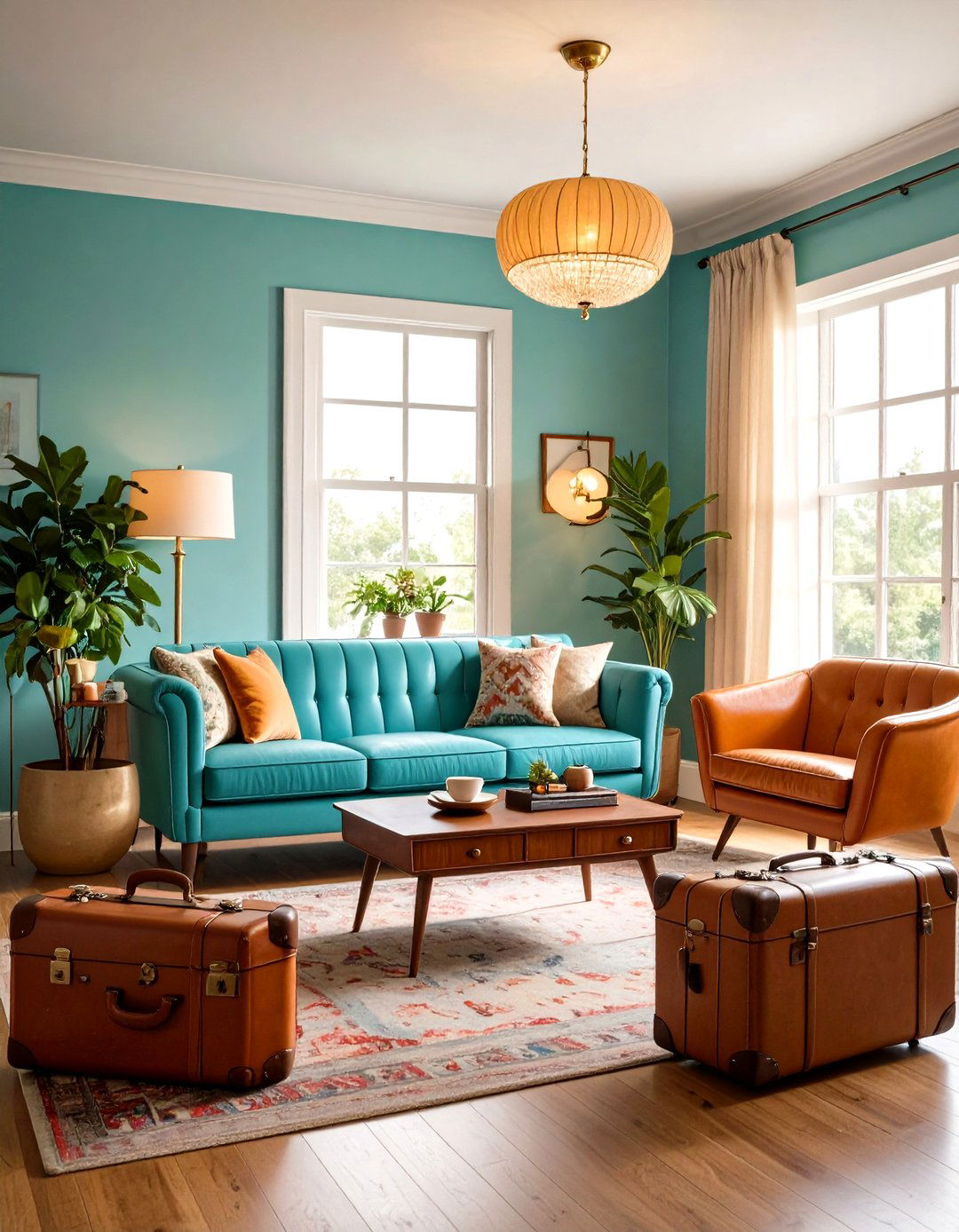 Vintage Retro Small Apartment Design - 24 small apartment decorating ideas