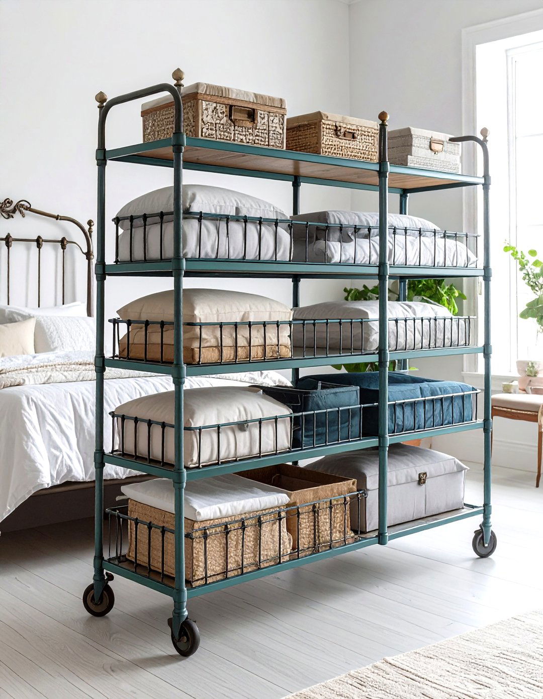 Vintage Rolling Rack Collection - 24 Open Closet Ideas