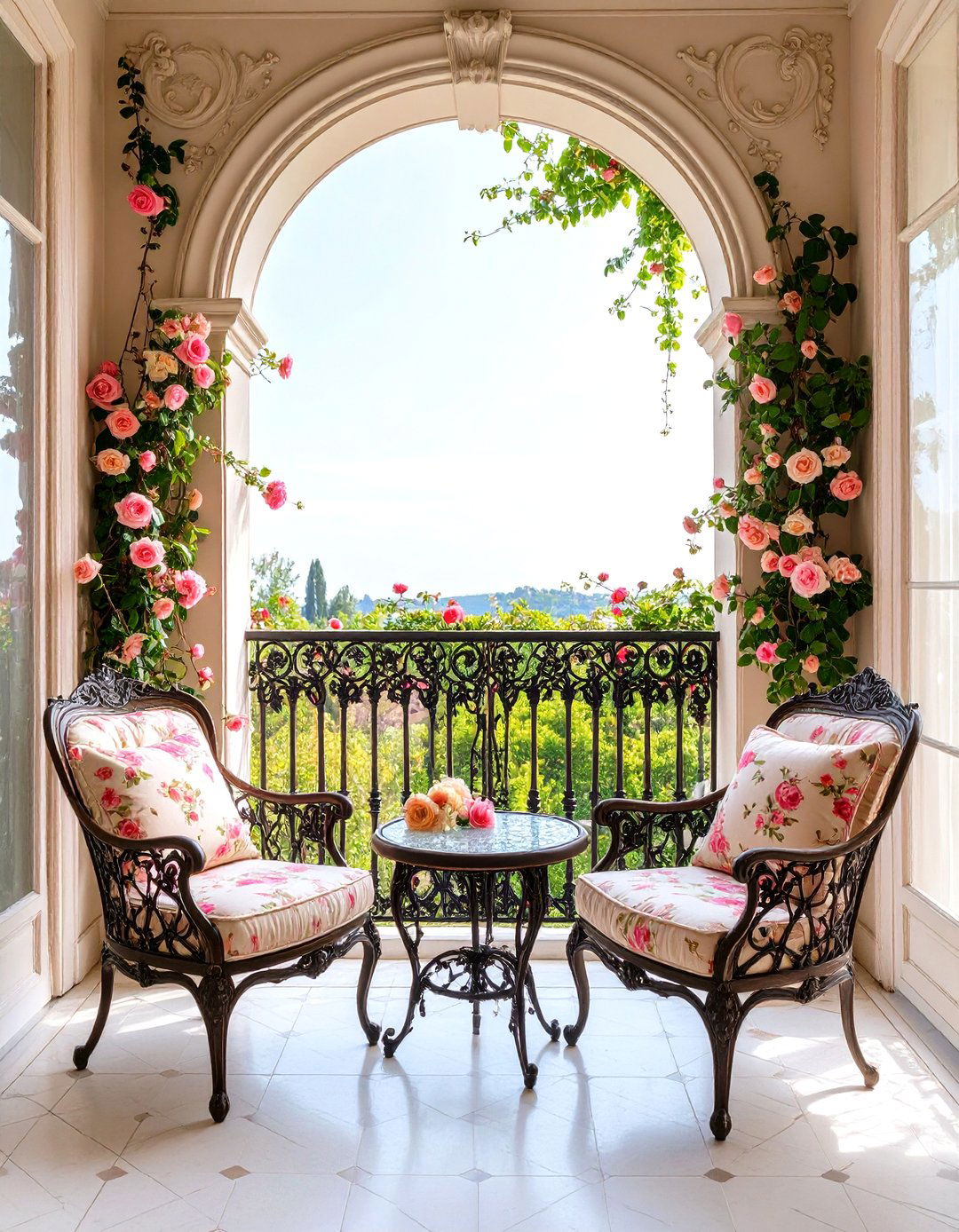 Vintage Romance Bedroom Balcony Boudoir - 24 Bedroom Balcony Ideas