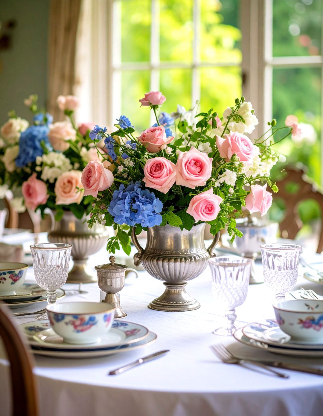 Vintage Rose Garden Romance - 24 Flower Centerpiece Ideas
