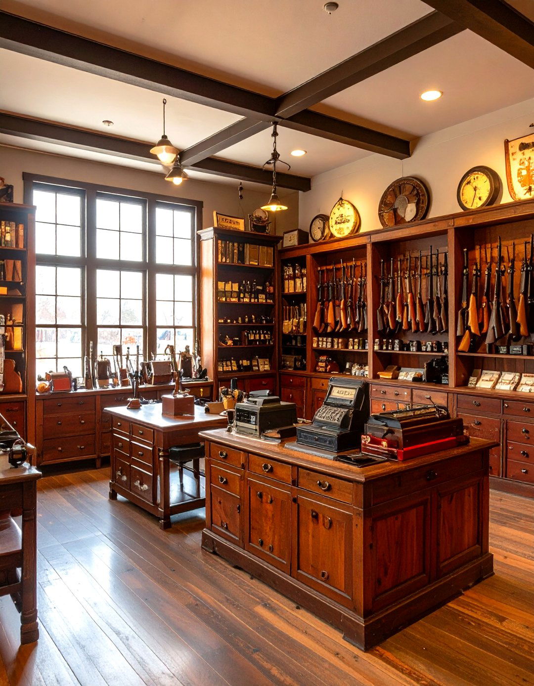 Vintage Sporting Goods Store Theme - 24 Man Cave Gun Room Ideas