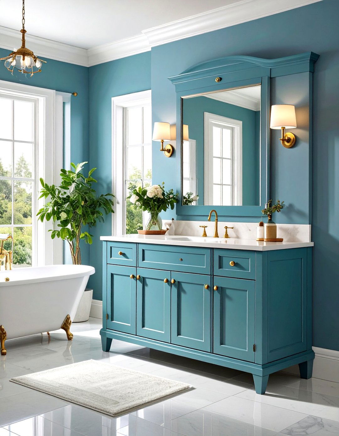 Vintage Style Medicine Cabinet with Modern Safety - 24 Medicine Storage Ideas