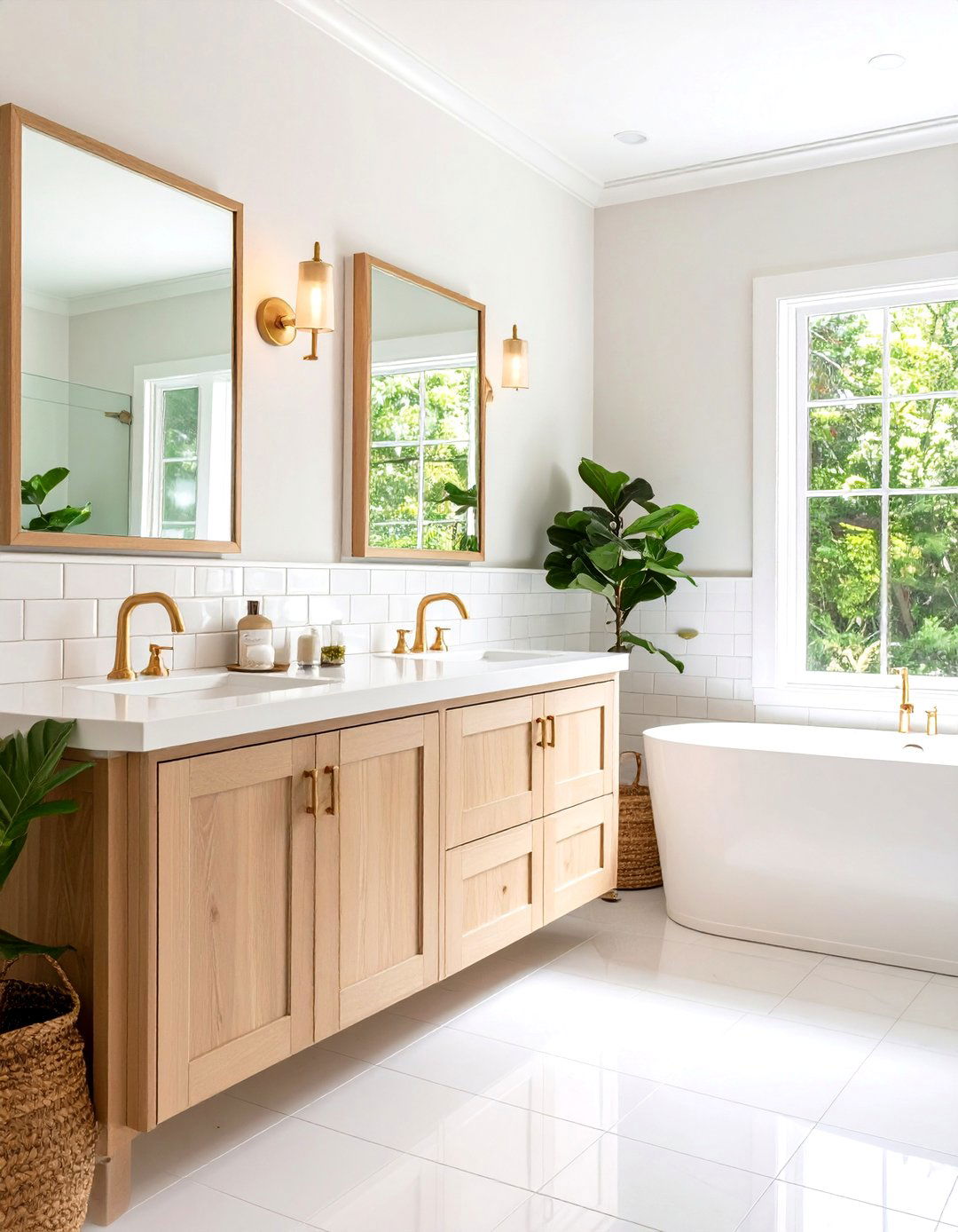 Vintage Subway Tile Wainscoting - 24 Half Wall Paneling Ideas