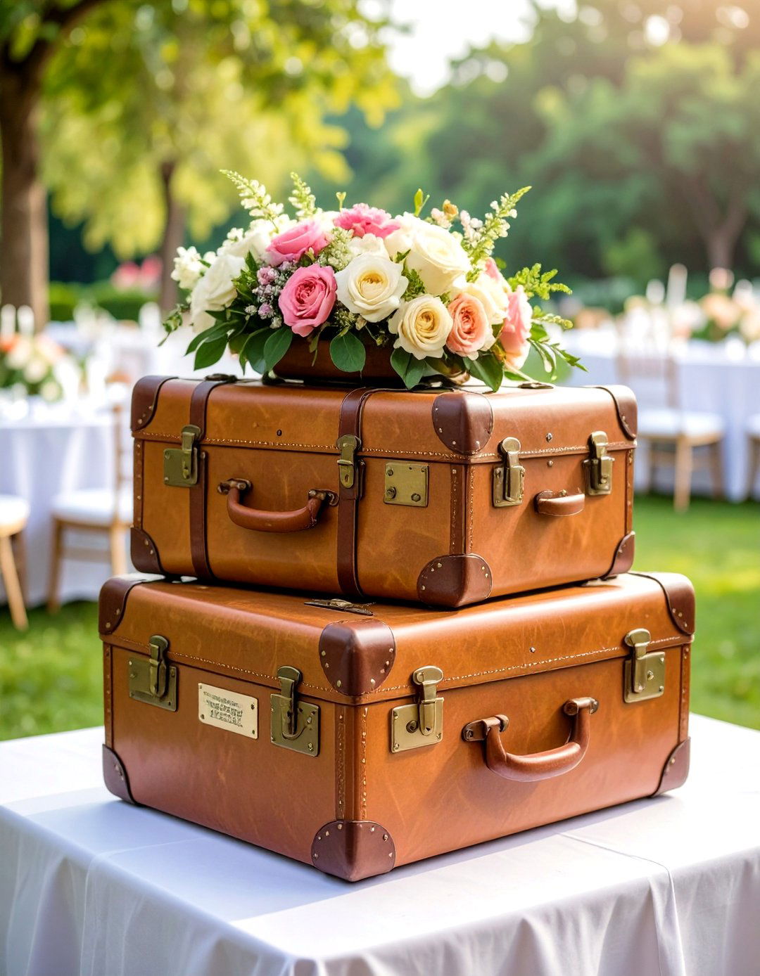 Vintage Suitcase Card Collection - 24 Wedding Card Box Ideas
