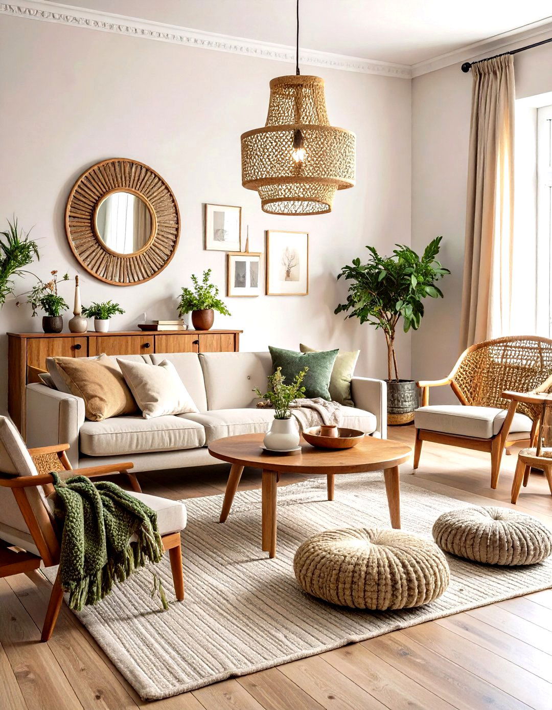 Vintage Taupe Living Room with Antique Accents - 24 Taupe Living Room Ideas