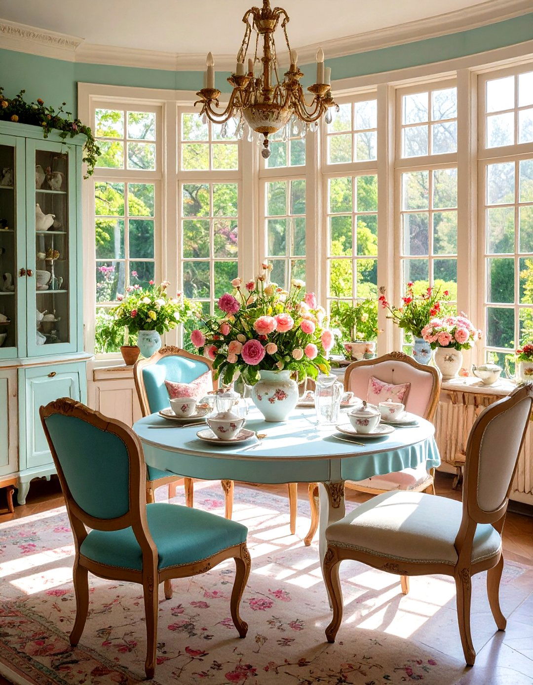 Vintage Tea Room Setting - 24 Florida Room Ideas