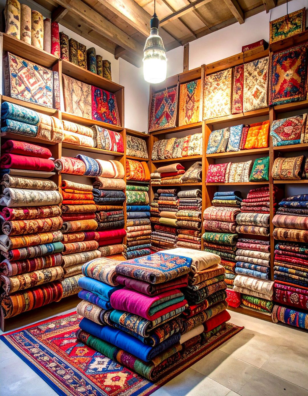 Vintage Textile Displays - 24 Wabi Sabi Interior Design Ideas