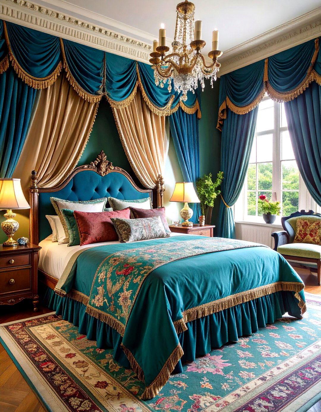 Vintage Textile Layers - 24 Victorian Bedroom Ideas