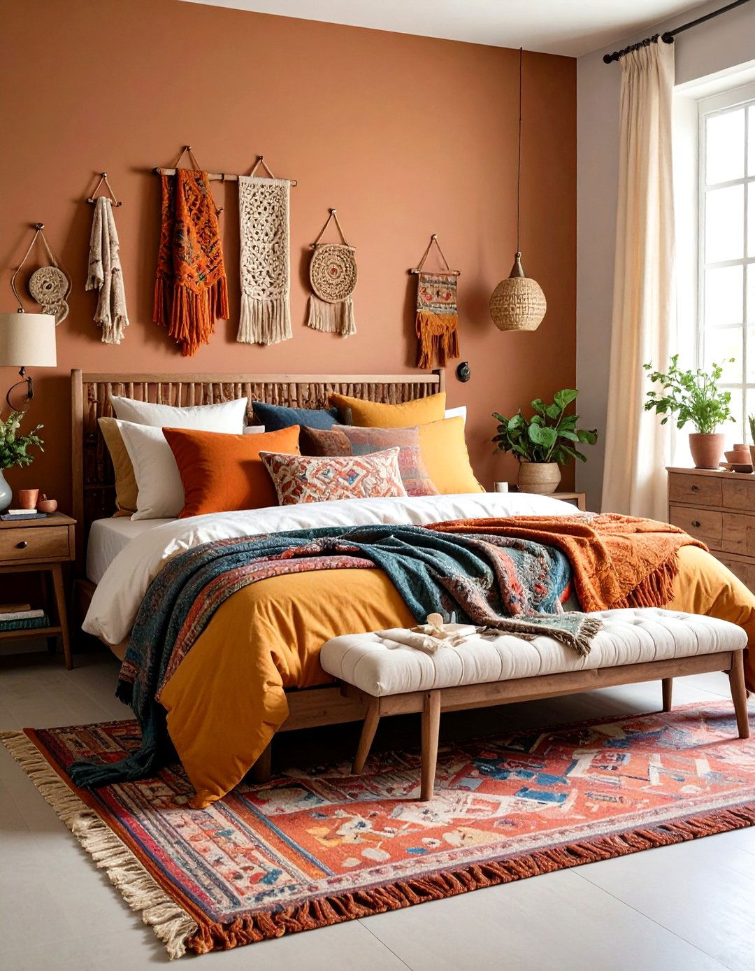 Vintage Textile Mixing - 24 Vintage Bedroom Ideas
