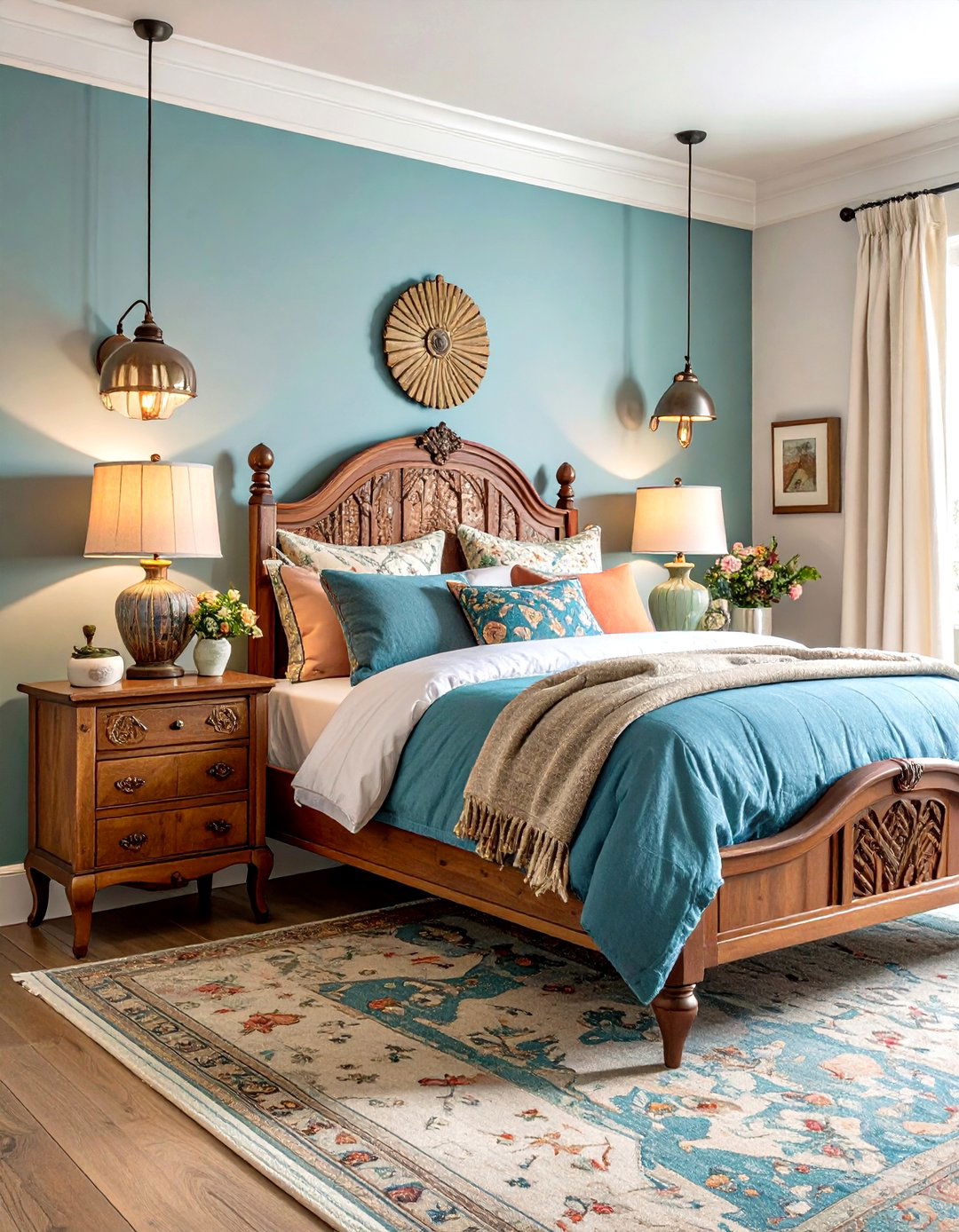 Vintage Thrift Store Finds - 24 Small Boho Bedroom Ideas