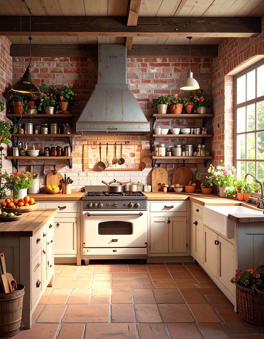 Vintage Tin Sign Rustic Wall Decor - 24 Rustic Kitchen Ideas