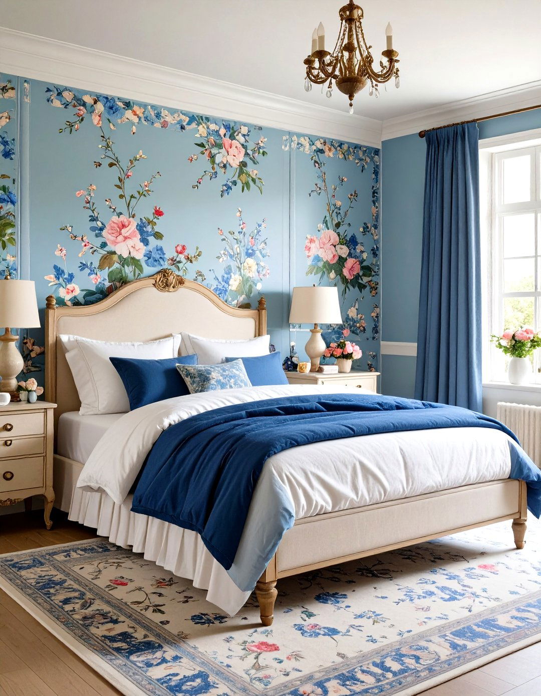 Vintage Toile Bedroom Wallpaper - 24 Bedroom Wallpaper Ideas