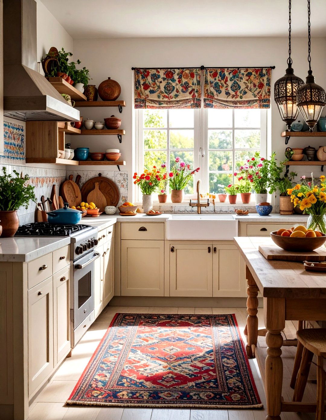 Vintage Turkish Kitchen Runners - 24 Kitchen Rug Ideas