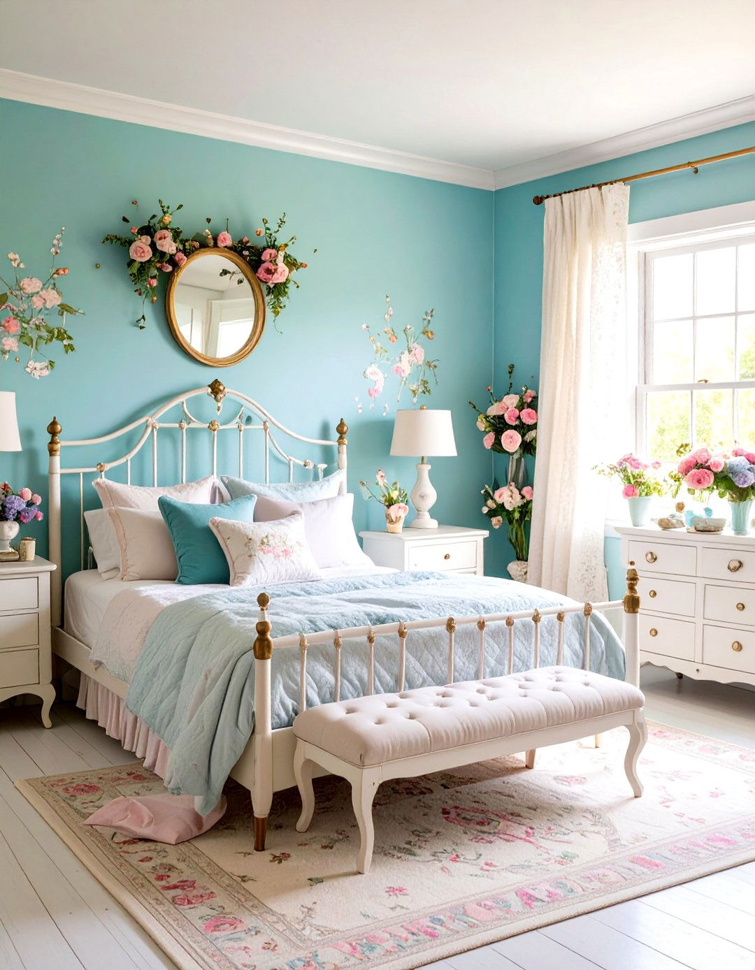 Vintage Unicorn Cottage Theme - 24 Unicorn Bedroom Ideas