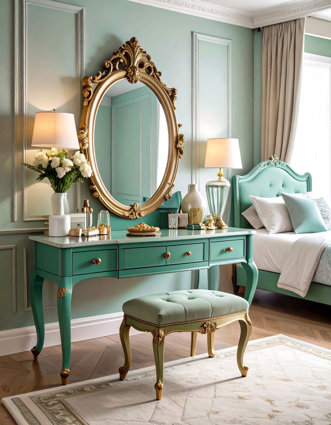 Vintage Vanity Table Bedroom - 24 Blair Waldorf Bedroom