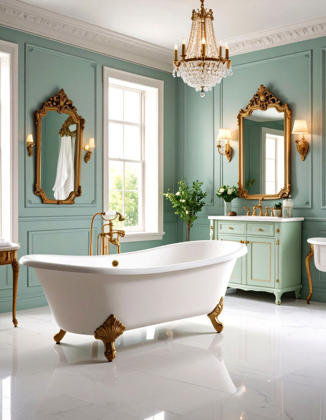Vintage Victorian Bathroom - 24 Aesthetic Bathroom Ideas