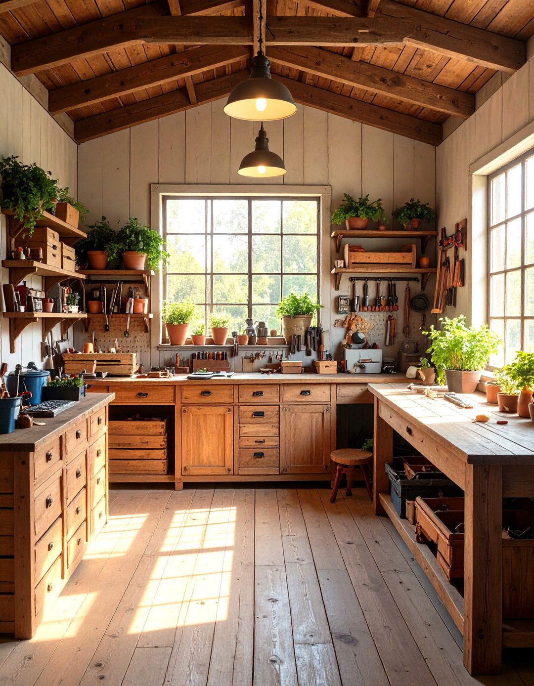 Vintage Workshop Studio - 24 She Shed Interior Ideas