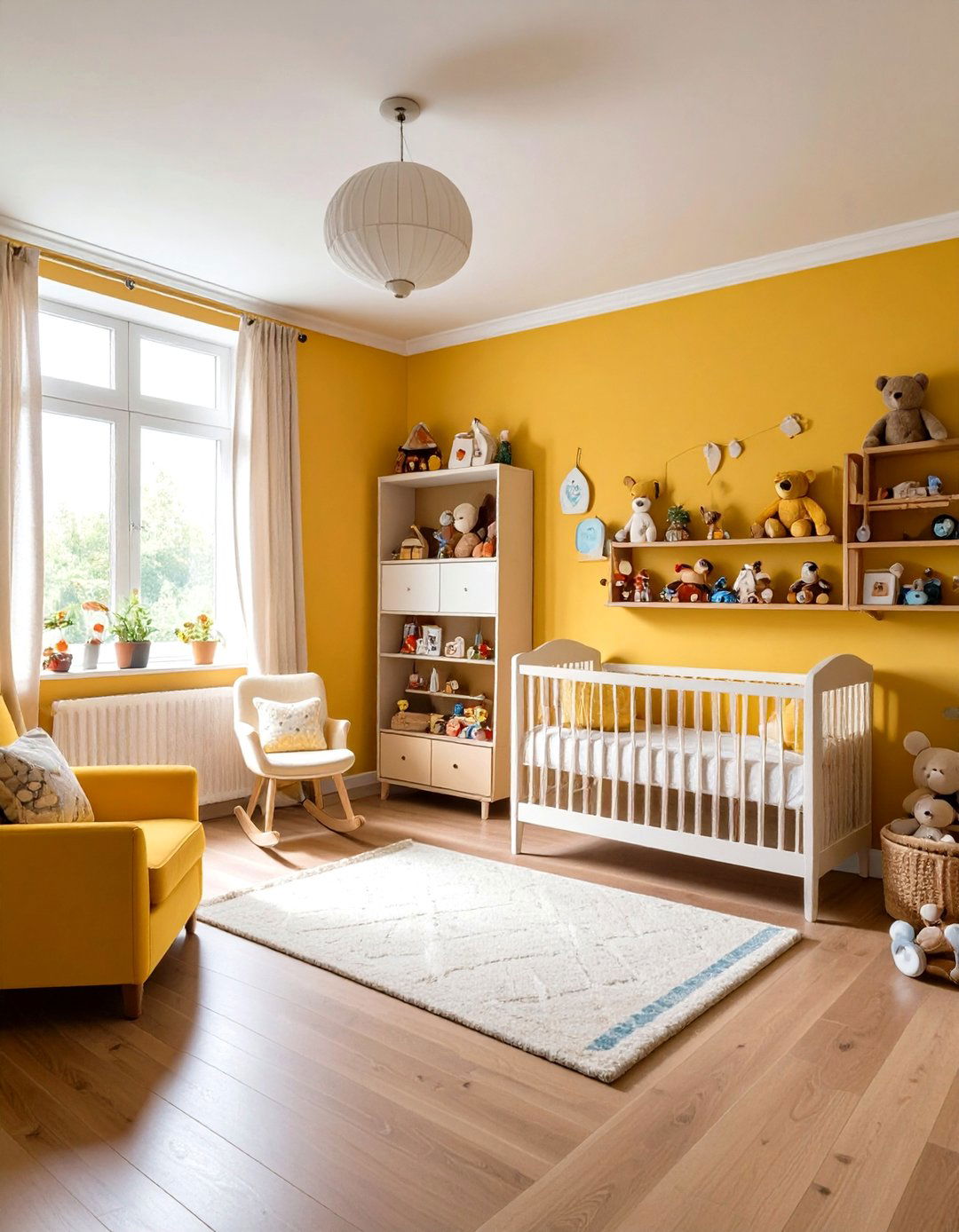 Vintage Yellow Toy Collection Display - 24 Yellow Nursery Ideas
